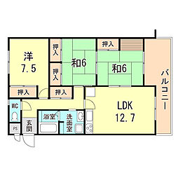 間取図画像 3LDK