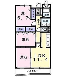 アベニールみなみの 2階/205