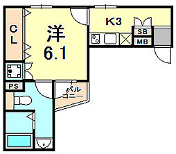 フローリスト二宮 2階/201
