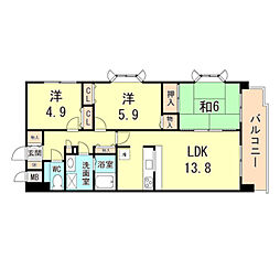 トーカンマンション離宮前 3階/305