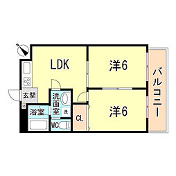 バルミー兵庫II 3階/302