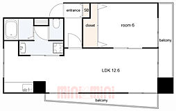 サンシャトー三宮 2階/201