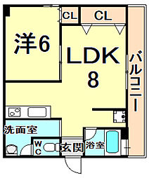 グランドハイツ浜甲子園 2階/202