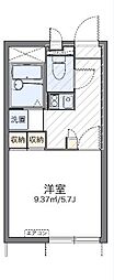 レオパレスSEIZAN 1Kの間取図画像