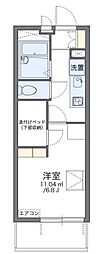 レオパレス兵庫駅前通 1Kの間取図画像