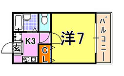 ハイツ村上 2階/201