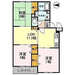 イーストヒルズ平野 3階/302