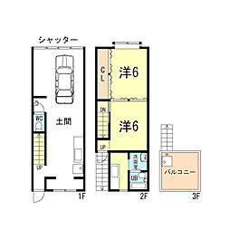 二葉町3丁目軽ガレージ付戸建