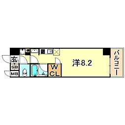 アスヴェル神戸元町海岸通 8階/802