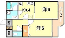 ファゼンダ78 2Kの間取図画像