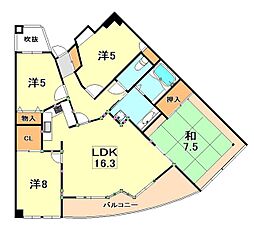 ルナガーデン 4LDKの間取図画像