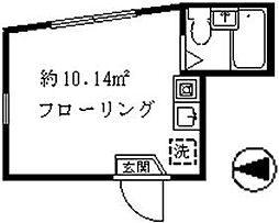 ライフピアエチュード ワンルームの間取図画像
