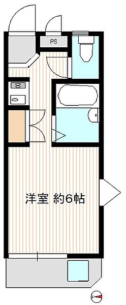 CASA MOROCHA 303｜東京都東久留米市本町２丁目(賃貸マンション1R・3階・16.60㎡)の写真 その2