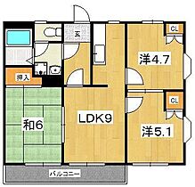 加藤マンション 201 ｜ 神奈川県小田原市飯田岡44-1（賃貸マンション3LDK・2階・56.10㎡） その2