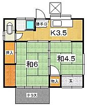 西山貸家 5 ｜ 神奈川県小田原市清水新田264-1（賃貸一戸建2K・--・34.66㎡） その2