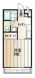 間取図画像 1K