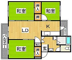 新金岡第7次住宅  ｜ 大阪府堺市北区新金岡町４丁（賃貸マンション3LDK・5階・57.35㎡） その2