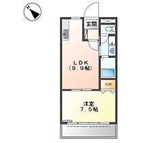 コンフォールふかいのもり  ｜ 大阪府堺市中区深井清水町（賃貸マンション1LDK・1階・36.00㎡） その2