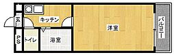 SEIBY朱鷺 1Kの間取図画像