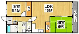 フラワーコート梅北 3階/-