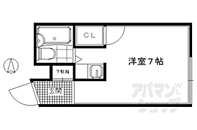 Ｂ－ＬＯＣＫ神楽岡 1C ｜ 京都府京都市左京区吉田神楽岡町（賃貸マンション1K・1階・23.41㎡） その2