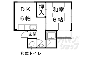 京都府京都市北区紫野西土居町（賃貸マンション1DK・1階・20.00㎡） その2