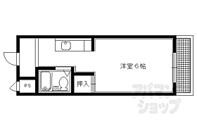 京都府京都市左京区松ケ崎井出ケ海道町（賃貸マンション1K・5階・19.00㎡） その2