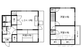 京都府京都市北区上賀茂東後藤町（賃貸テラスハウス3LDK・--・45.00㎡） その2