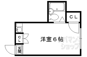 ハウスジョイ 204 ｜ 京都府京都市左京区北白川東瀬ノ内町（賃貸マンション1R・2階・15.00㎡） その2