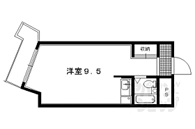 アベニールアサダ 505 ｜ 京都府京都市左京区田中南西浦町（賃貸マンション1R・5階・20.00㎡） その2