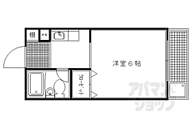 第3吉与門ハイツ 306 ｜ 京都府京都市左京区北白川下池田町（賃貸マンション1K・3階・16.47㎡） その2