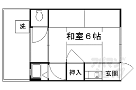 ひさまつ荘 2 ｜ 京都府京都市左京区岩倉三宅町（賃貸アパート1K・1階・15.39㎡） その2