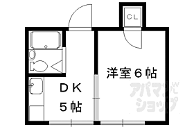 山中荘 103 ｜ 京都府京都市左京区岩倉西宮田町（賃貸アパート1DK・1階・18.20㎡） その2