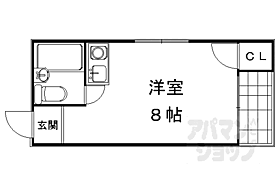 京都府京都市北区紫野花ノ坊町（賃貸マンション1R・1階・17.00㎡） その2