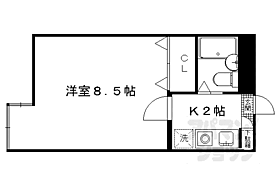 珠光ビル百万遍 403 ｜ 京都府京都市左京区田中里ノ前町（賃貸マンション1K・4階・20.00㎡） その2