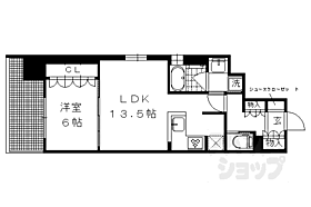 京都府京都市上京区丸太町通黒門東入藁屋町（賃貸マンション1LDK・2階・49.43㎡） その2