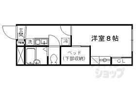 京都府京都市北区上賀茂津ノ国町（賃貸アパート1K・2階・22.35㎡） その2