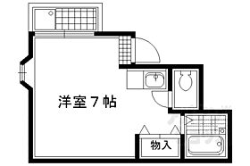 ラ・カシィータ 301 ｜ 京都府京都市左京区岡崎西福ノ川町（賃貸マンション1R・3階・20.00㎡） その2