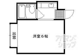 メゾン奥山（北白川女子学生会館） 106 ｜ 京都府京都市左京区北白川平井町（賃貸マンション1K・1階・17.00㎡） その2