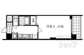 京都府京都市上京区丸太町通黒門東入ル藁屋町（賃貸マンション1K・7階・23.10㎡） その2