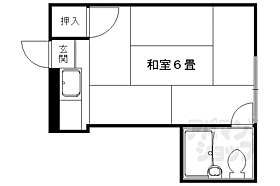 京都府京都市上京区智恵光院通上立売西入ル聖天町（賃貸アパート1R・1階・14.77㎡） その2