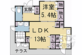 藤原ハイツ 101 ｜ 京都府京都市左京区一乗寺塚本町（賃貸アパート1LDK・1階・49.15㎡） その2