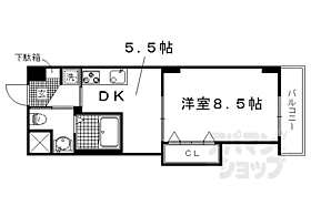 京都府京都市北区小山下総町（賃貸マンション1DK・1階・34.30㎡） その2