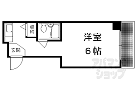 京都府京都市北区紫野下御輿町（賃貸マンション1K・4階・18.50㎡） その2