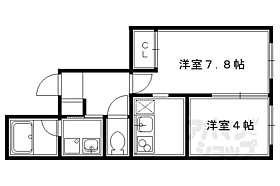 京都府京都市中京区新町通六角下る六角町（賃貸マンション2K・3階・35.20㎡） その2