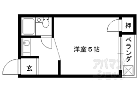 京都府京都市北区衣笠西馬場町（賃貸アパート1K・3階・15.37㎡） その2