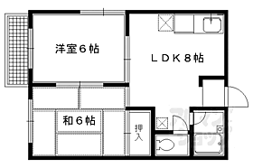 ｇｒｅｅｎ　ｖｉｌａｇｅ88 205 ｜ 京都府京都市左京区静市市原町（賃貸アパート2LDK・2階・39.69㎡） その2