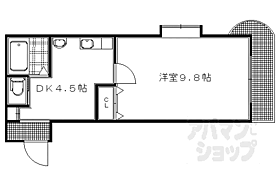 グランビィア御蔭II 326 ｜ 京都府京都市左京区北白川蔦町（賃貸マンション1DK・3階・38.03㎡） その2