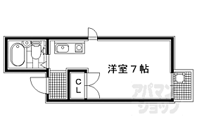 コーポ近江屋 1A ｜ 京都府京都市左京区一乗寺北大丸町（賃貸マンション1R・1階・17.00㎡） その2