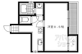 京都府京都市上京区一条通七本松西入ル東町（賃貸マンション1K・2階・25.44㎡） その2